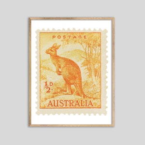 Australien Känguru Stempel