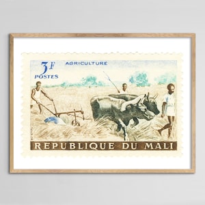 Mali Pflugstempel Druck