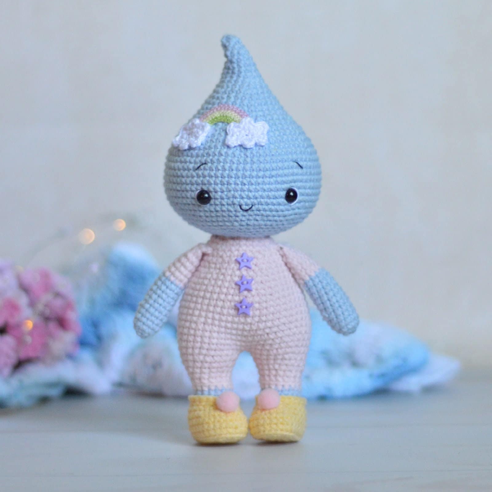 Pattern Crochet Droplet Toy Pattern Droplet amigurumi Etsy