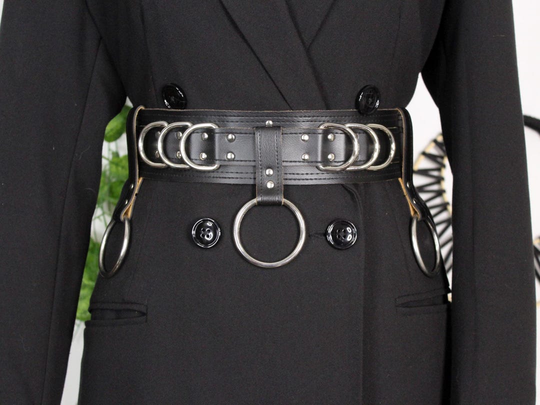 Gothic Festival Waist Belt, O Ring Corset Belt for Women  display picture 2