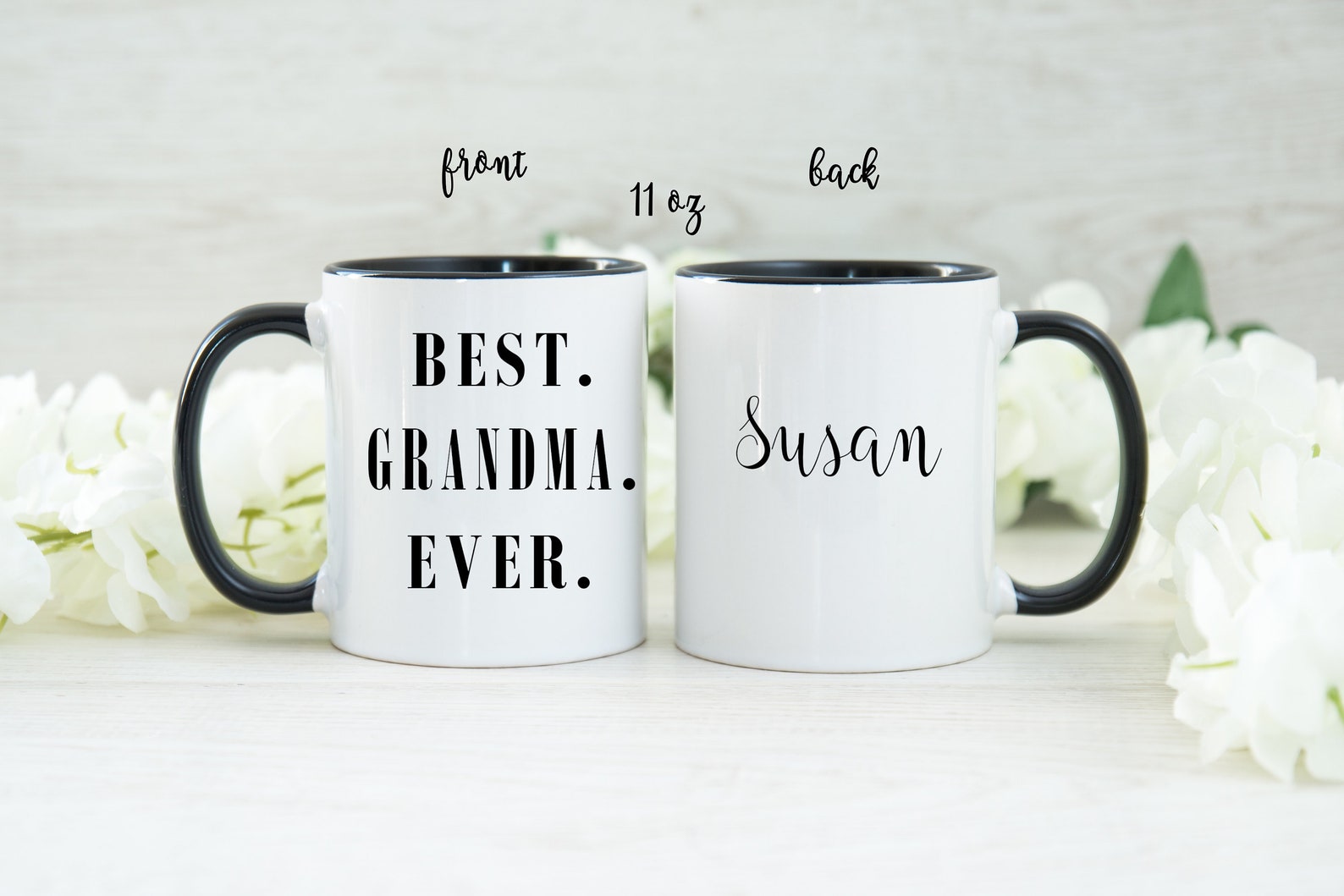 Best Grandma Ever mug Personalized handmade mug for your Etsy