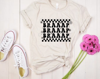 BRAAAP T-SHIRT, retro moto tee, moto tee, motocross, racing, supercross