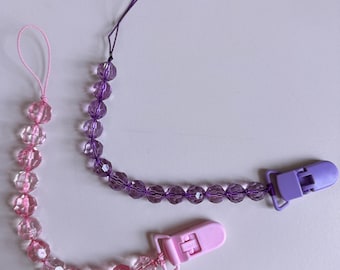 Glam Gem Pacifier Chain