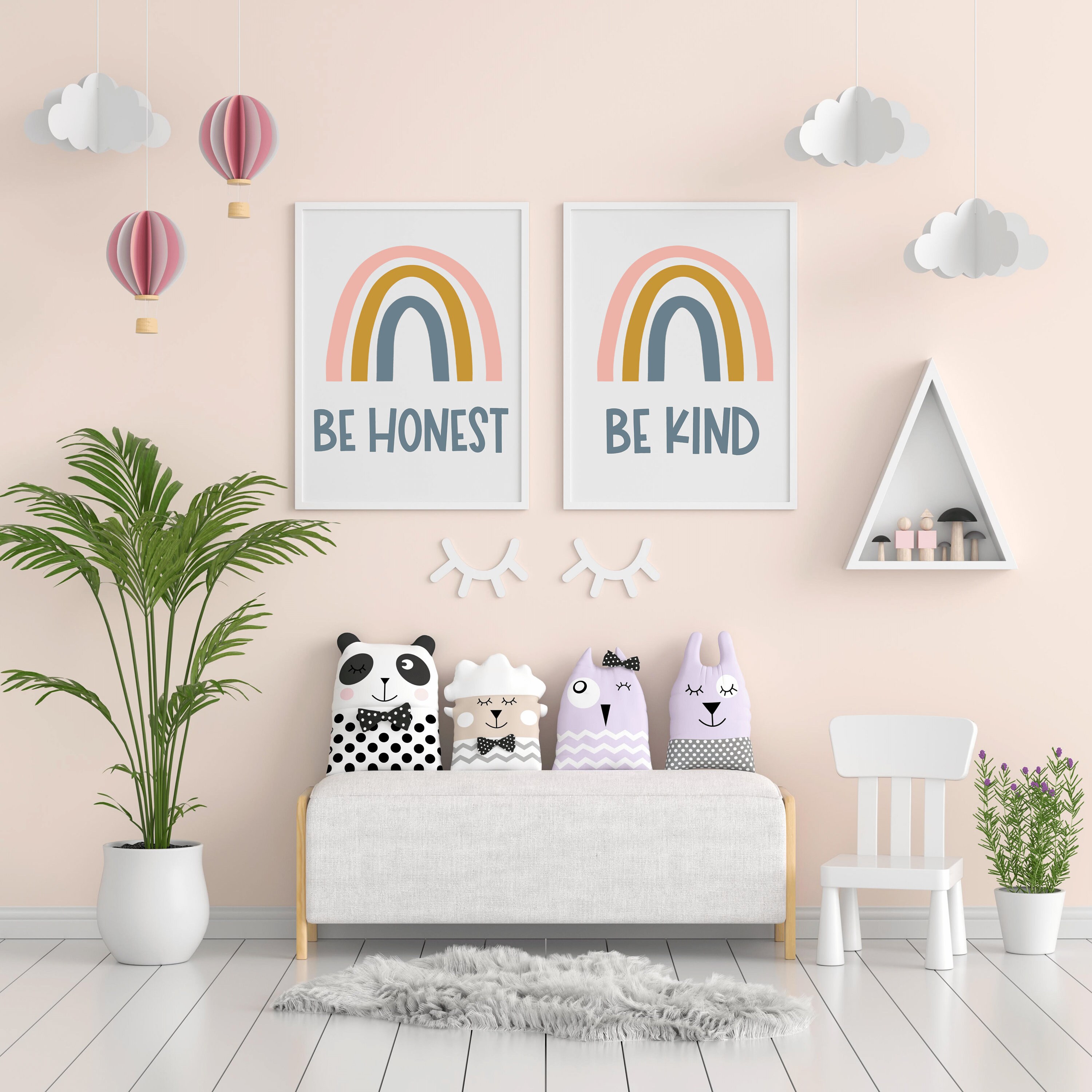 Rainbow Printable Wall Art Kids Room Wall Art Kids Room Etsy