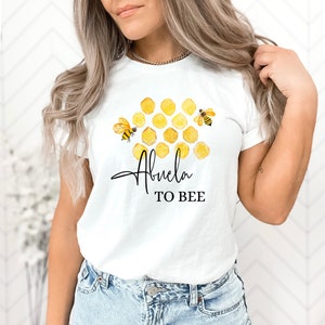 Abuela to Bee Gender Reveal Shirt, Bee Theme, Cotton Tee