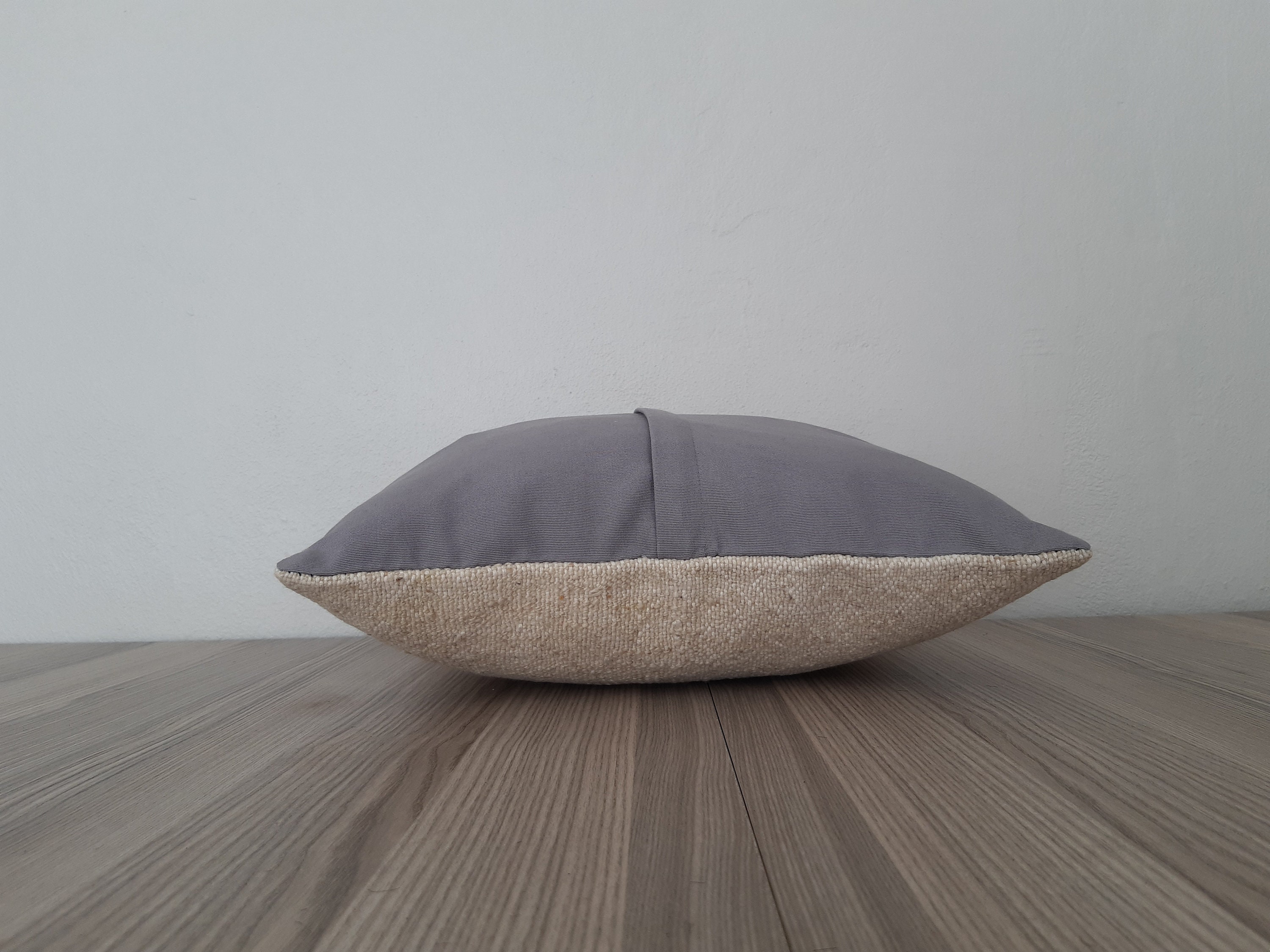  Beige Hemp Pillow Cover 16x16 Decorative Couch Soft 