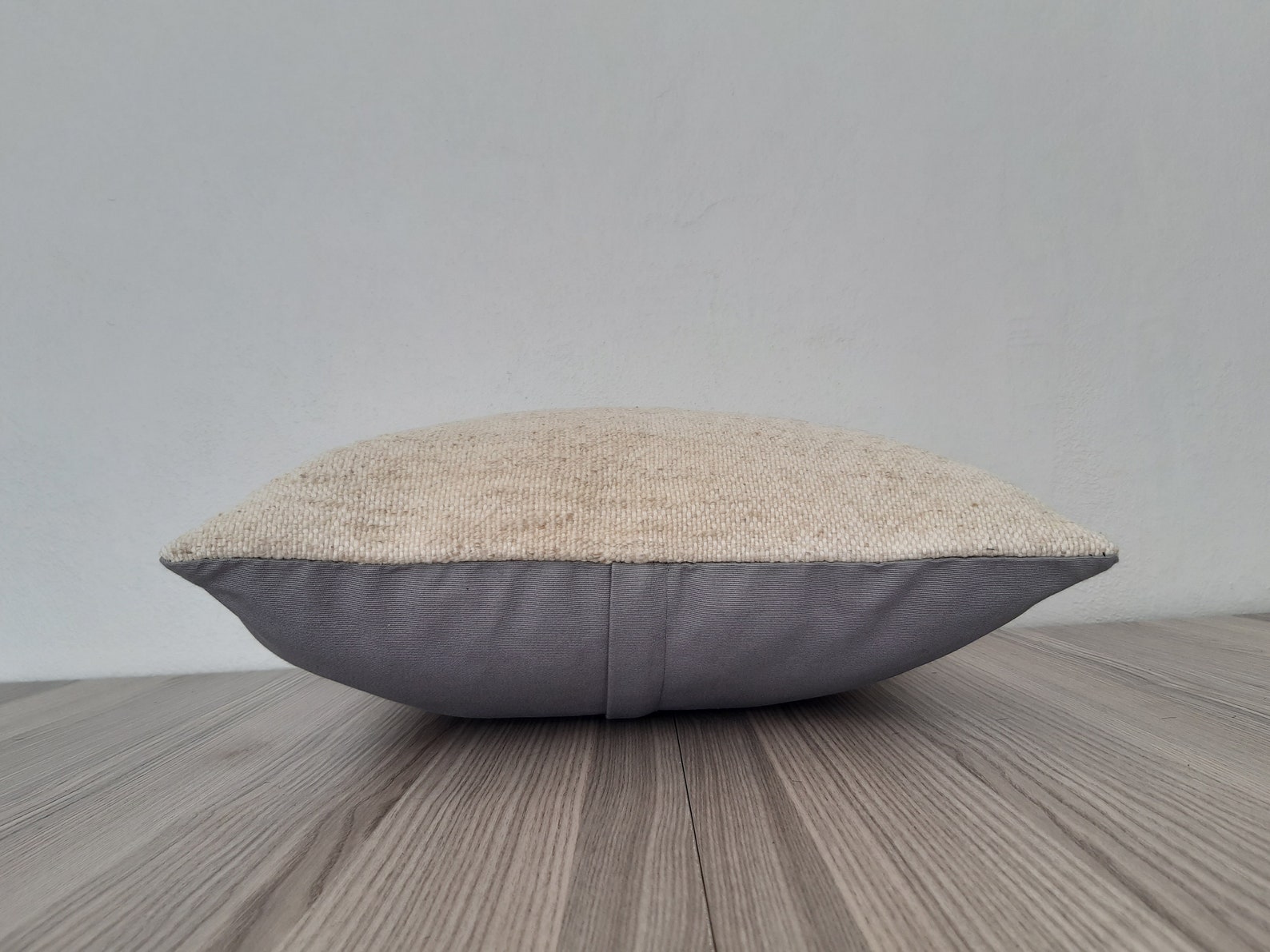  Beige Hemp Pillow Cover 16x16 Decorative Couch Soft 