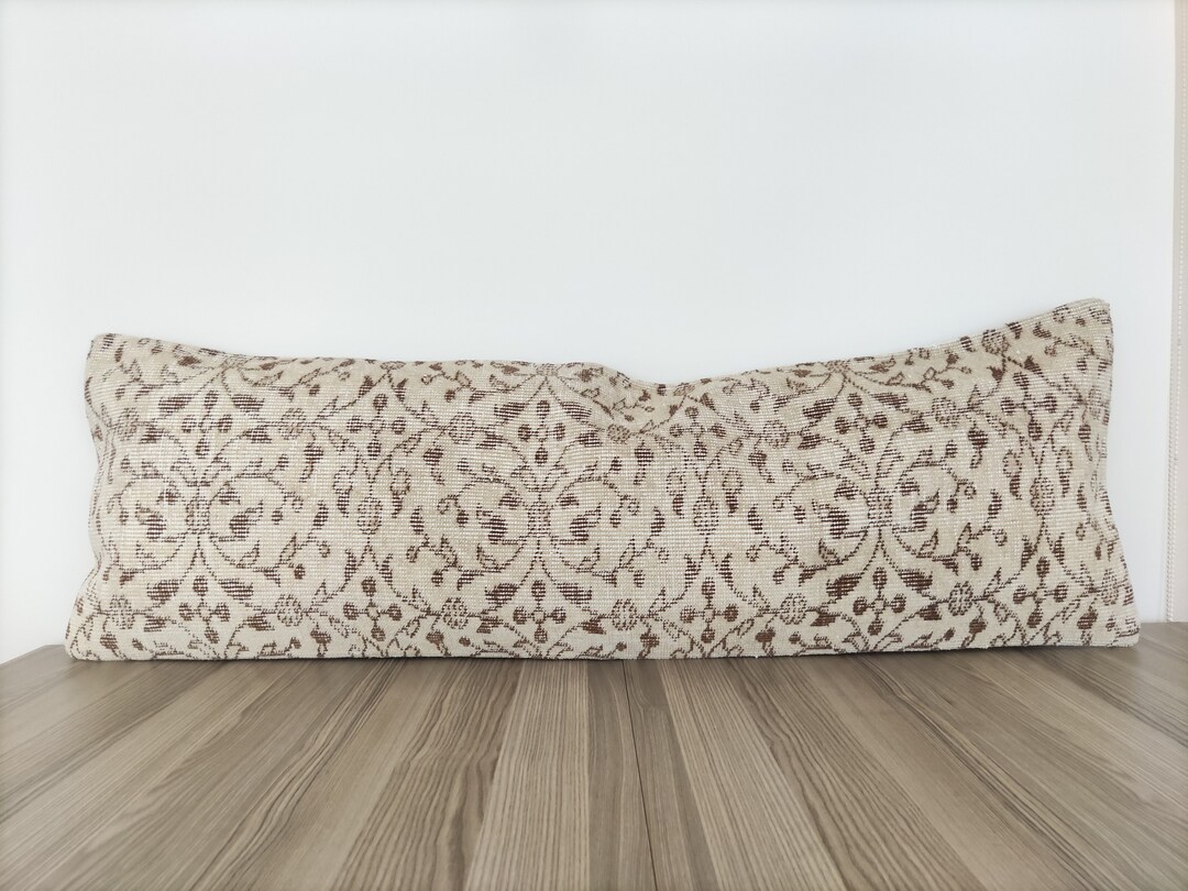 Long Lumbar Pillow, Extra Long Bed Pillow, Seat Cushion, Long Couch