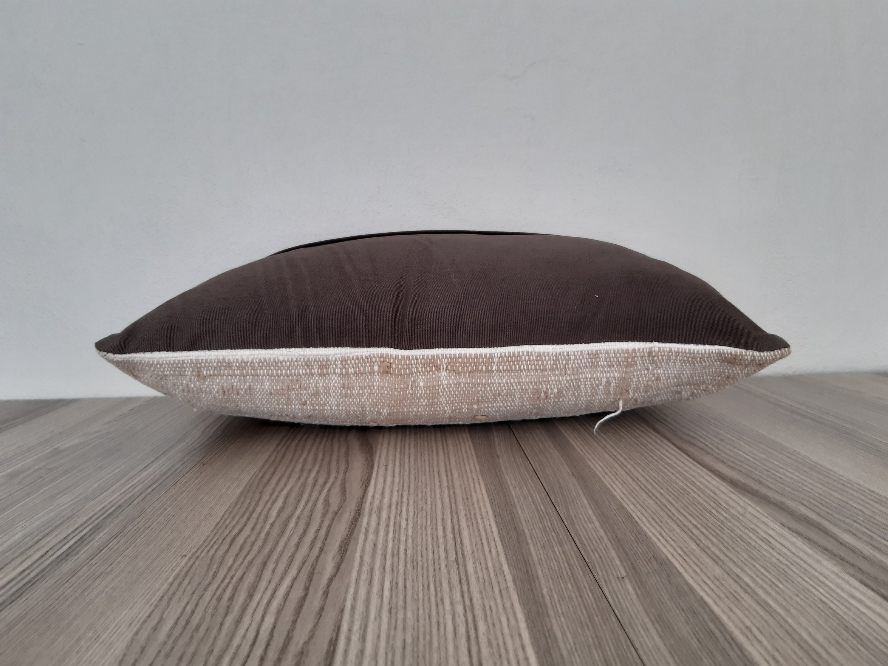 Cubierta de almohada de color beige-12x20-blanco stripe Pillow | Etsy