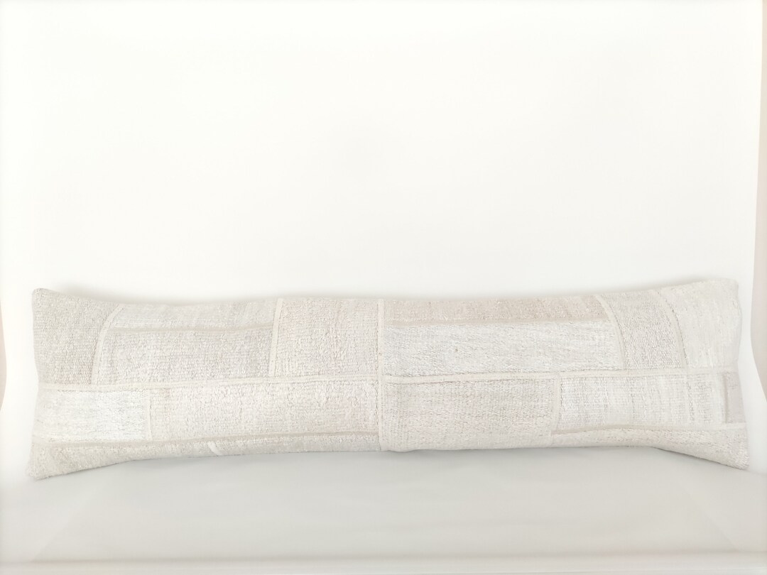 Extra Long Pillow Cover 14x52, Long Lumbar Pillow, King Bed Pillow