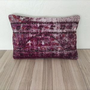 Vintage Pillow Cover 16x24 -Lumbar Pillow -Antique Pillow Cpver -Farmhouse Pillow -House Decor İtem -Turkish Rug Pillow -Pillow For Couch