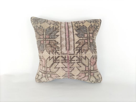 Kilim Pillow Antique Pillow Vintage Kilim Pillow Throw Pillows for Couch 16x16 Kilim Pillow Turkish Kilim Pillow Handwoven Pillow Etsy Canada