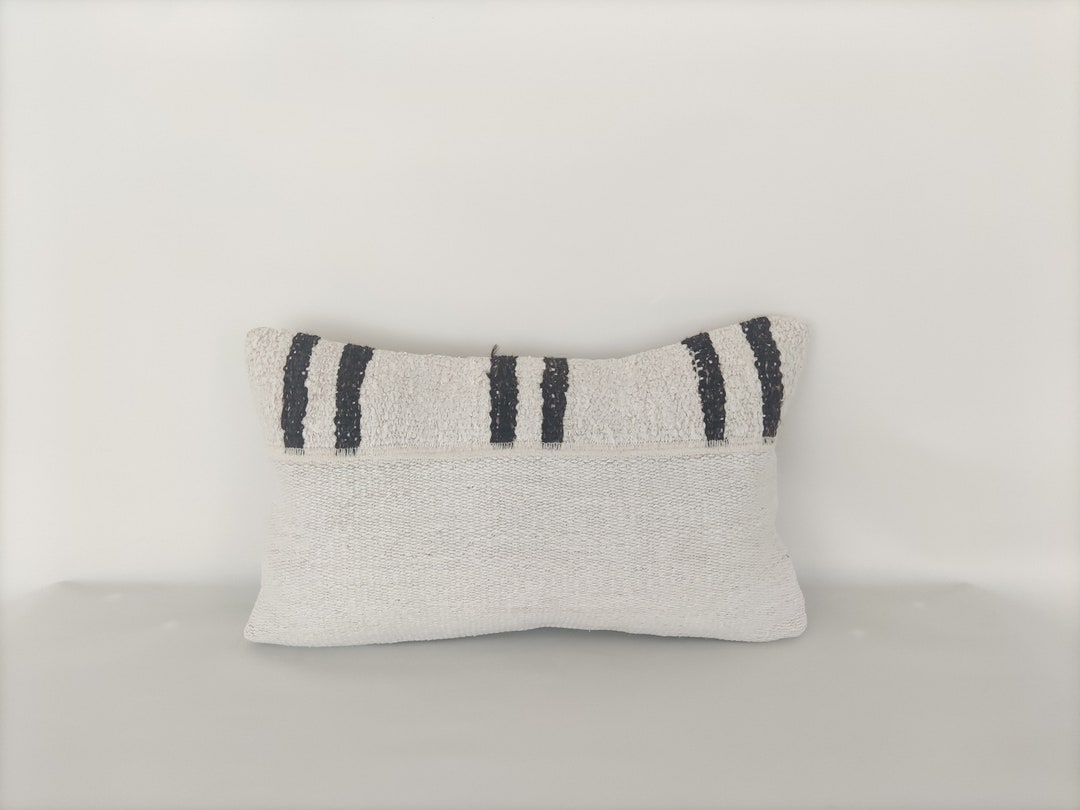 Hemp Pillow Cover 12x20 Small Lumbar Pillow couch Pillow Etsy