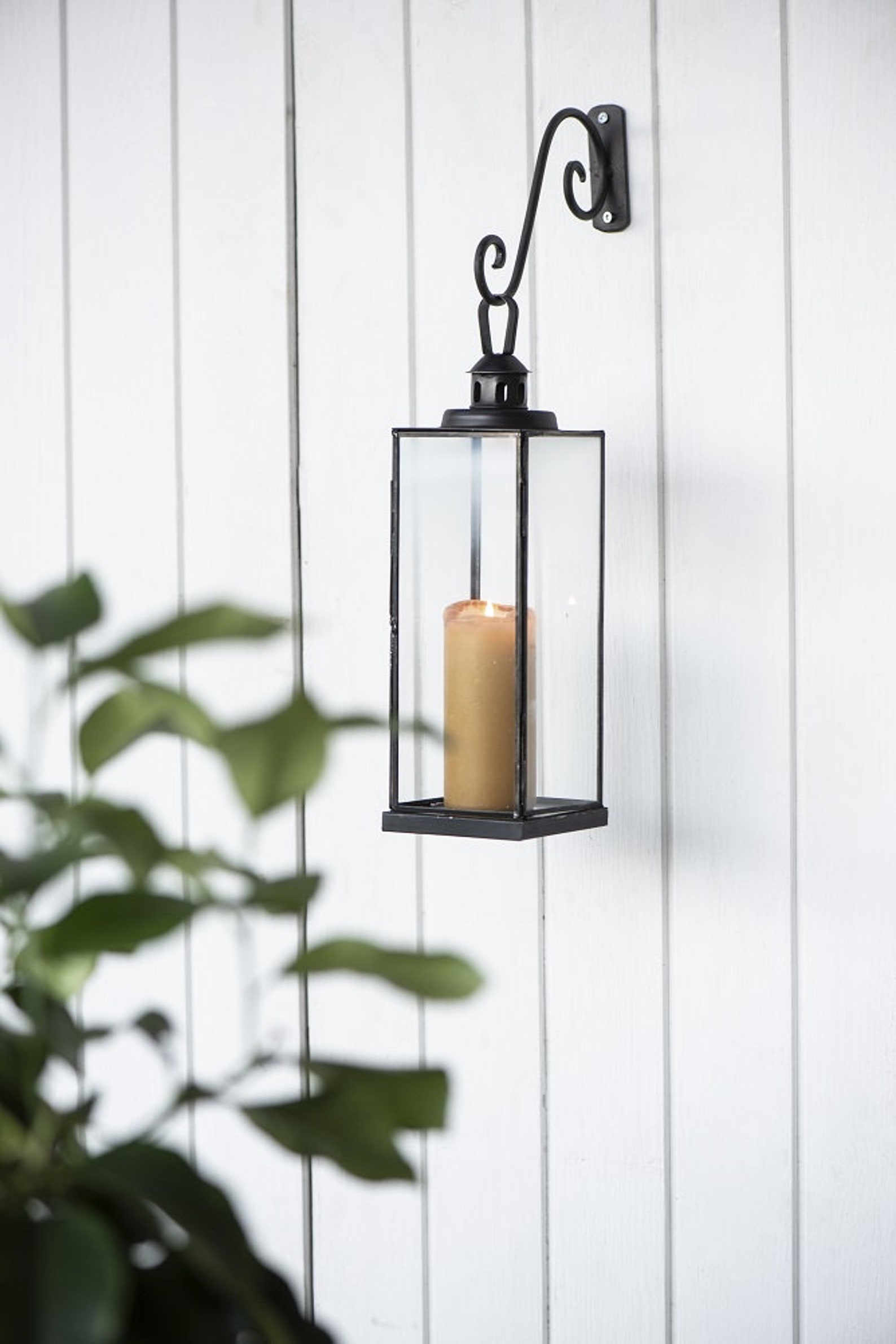 Metal Lantern Wall Holder Black by Ib Laursen 17 Cm Etsy UK
