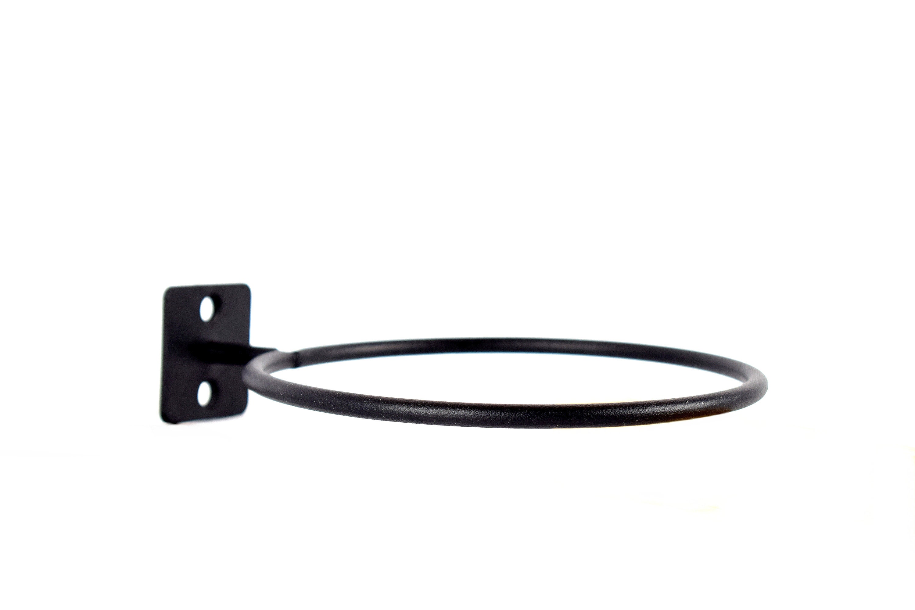 Black Wall Mounted / Wall Hang Ring Holder for Flower Pot 14 - Etsy UK