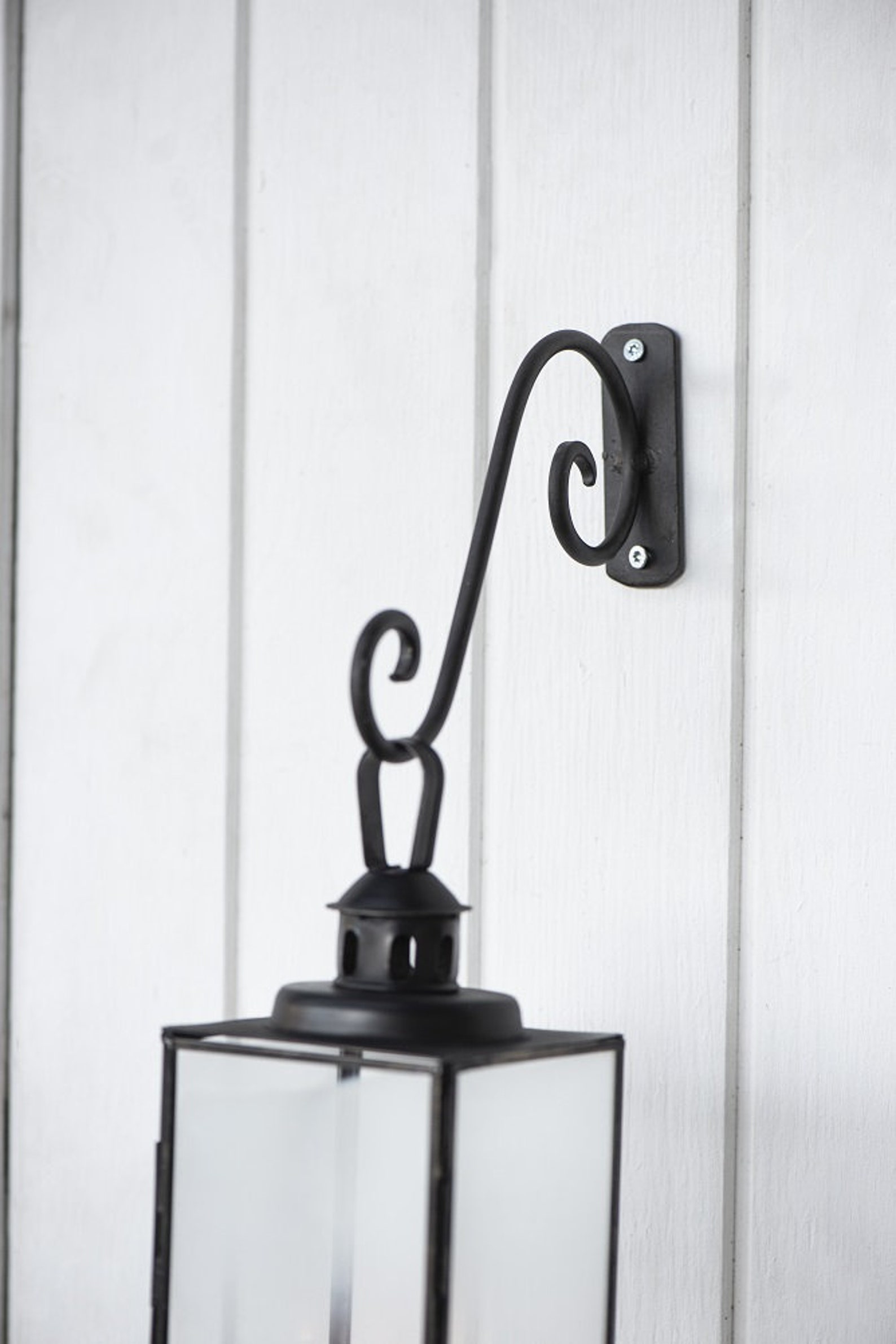 Metal Lantern Wall Holder Black by Ib Laursen 17 Cm Etsy UK