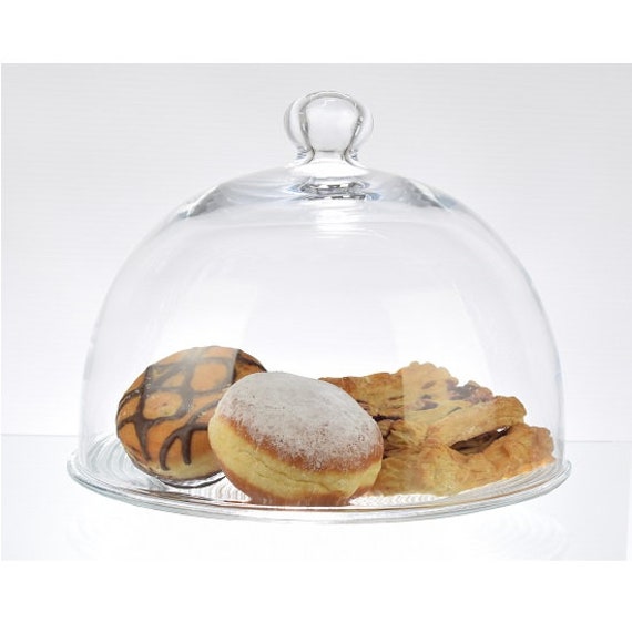 Display Glass Cake Dome Cover / Lid Diameter 27.5 Cm Etsy