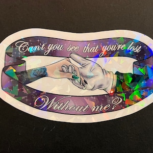 Cirice Lyric Holographic Vinyl Sticker