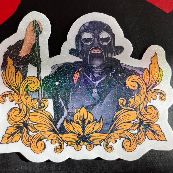 Holographic Vinyl Swiss Ghoul Sticker