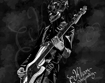 Sodo with Bass - Nameless Ghoul 12'' x 12''