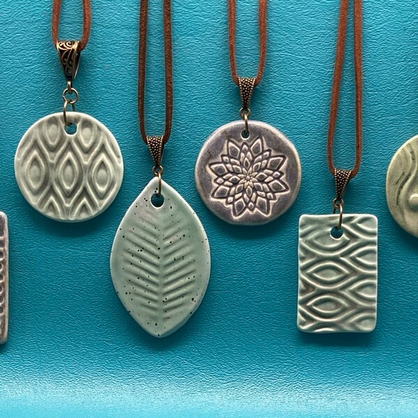 Image showcasing Ceramic Pendants - Etsy