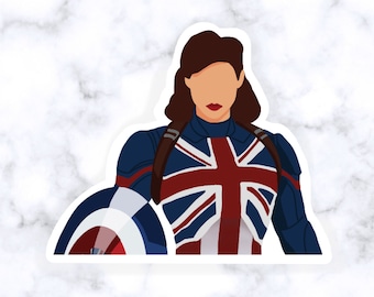 Captain Carter Vinyl Sticker