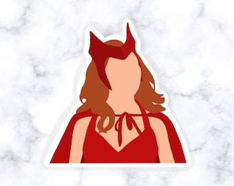 Adesivo in vinile per costume di Halloween di Wanda Maximoff