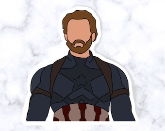 Adesivo in vinile IW Captain America