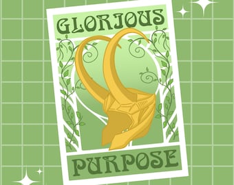 Glorious Purpose Art Print