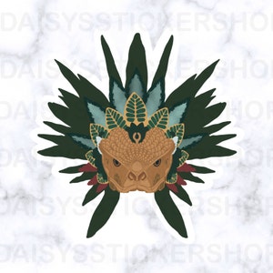 Crown of K'uk'ulkan Vinyl Sticker