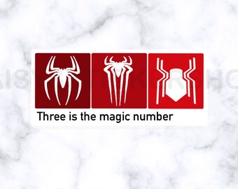 Three is the Magic Number  Vinyl Sticker