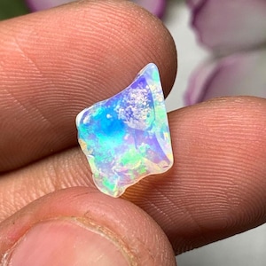 White Ethiopian Opal Rough / 1.45CT AAA Grade Opals Raw / Smooth Opal Large Gemstone / Polish Opal Boulder Rough / Big Size Opal Raw Making
