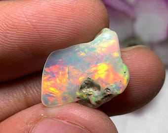 Welo Fire Opal surowy, etiopski nieoszlifowany opal surowy, 5,15 karata
