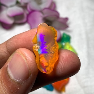 Dyed ! Welo Opal Rough, Natural Opal Rough, Fire Opal Rough, Opal Rough Gemstone, Ethiopian Opal Rough, Opal Rough For Making Jewelry