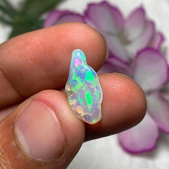 Buy Unique Ethiopian Opal Rough, White Opal Rough Gemstone