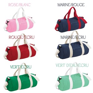 Personalized embroidered duffel sports bag image 9