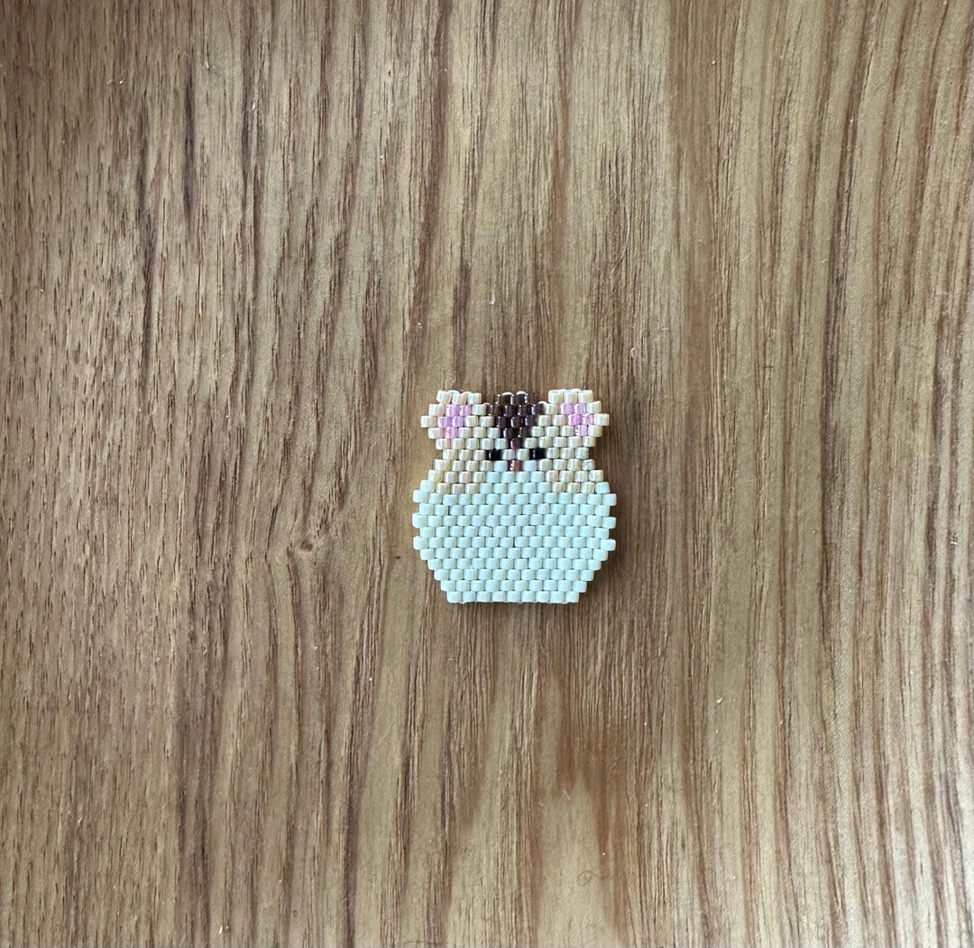 Hamster Bead Pattern PATTERN** Round Hamster Brick Stitch Beading Pattern - Etsy