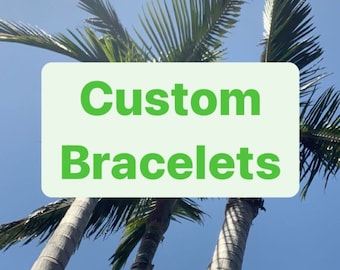 Custom Adjustable Woven Braided Friendship Bracelets