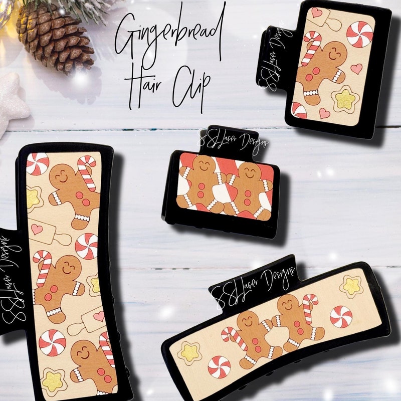 Claw Clip Winter Etsy