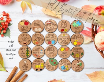 Fall Family Tokens SVG, Fall Activities for Families Tokens SVG, NovemberFamily Tokens Svg, Fall Family Tokens Svg, Gift for Families Svg