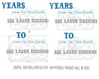 Baby's First Christmas Ornament SVG File, 26-30 Baby Ornament SVG Laser Cut File, Highland Cow Baby Ornament Svg, Chick Baby Ornament SVG