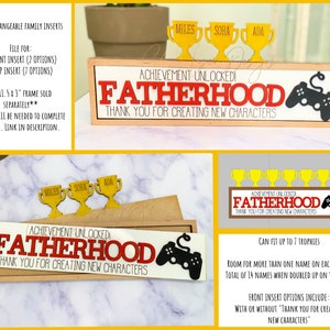 Gaming Father&#39;s Day SVG File, Gaming Father&#39;s Day Laser Cut File, Gift for Gaming Dad svg, Video Game Father&#39;s Day gift SVG, Gaming Cut File