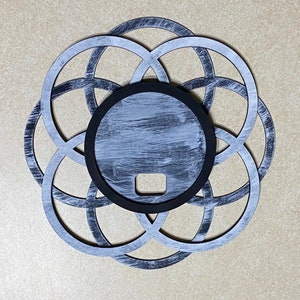 Interchangeable Round Frame Cut File, Farmhouse Frame Cut File, Changeable Frame Cut File, Frame Glowforge File, Round Frame Laser Cut File