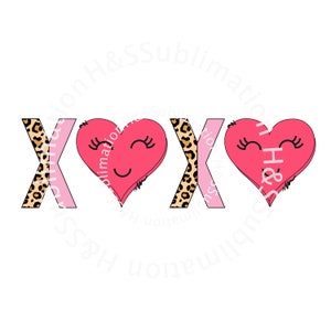Hugs and Kisses Sublimation, Valentine Sublimation, xoxo Digital Design, Kids XOXO PNG, Hugs and Kisses PNG, Valentine png, xoxo Sublimation