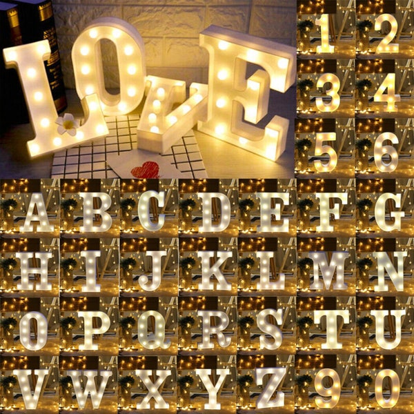 Large Light up Letters Etsy UK