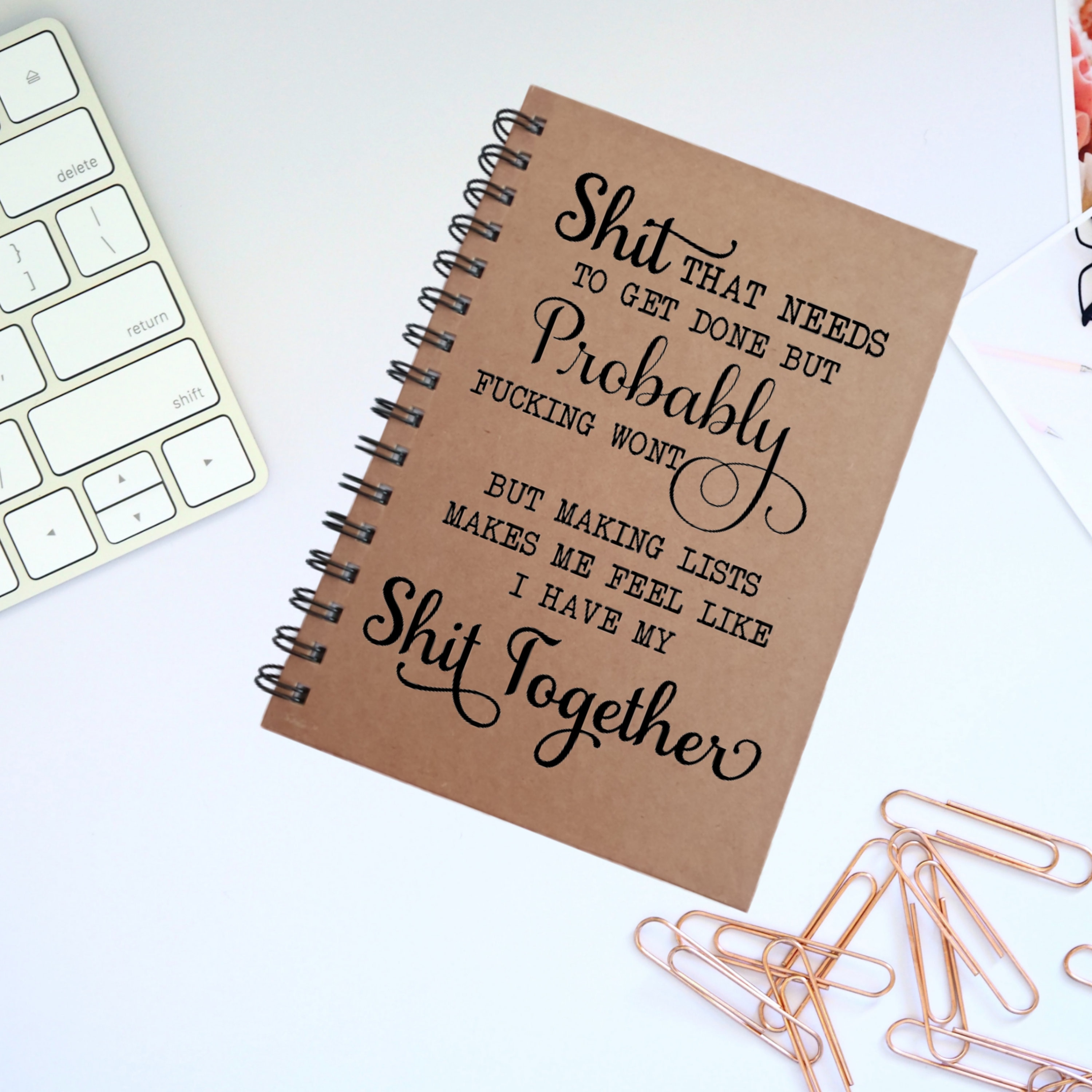 A5 funny notebook funny notebook adult notebook Kraft Etsy