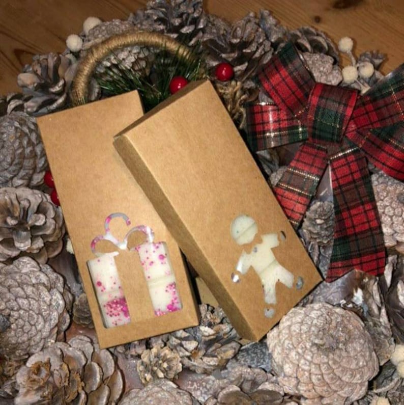 Wax Melt Snap Bar Packaging 50g Snap Bar Packaging Christmas Etsy