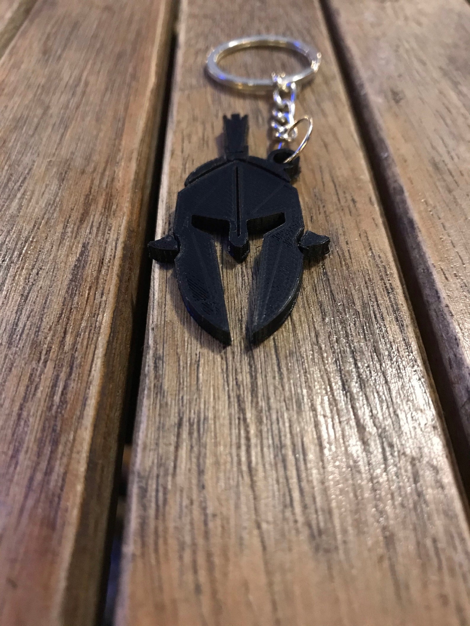 Spartan Keychain Etsy