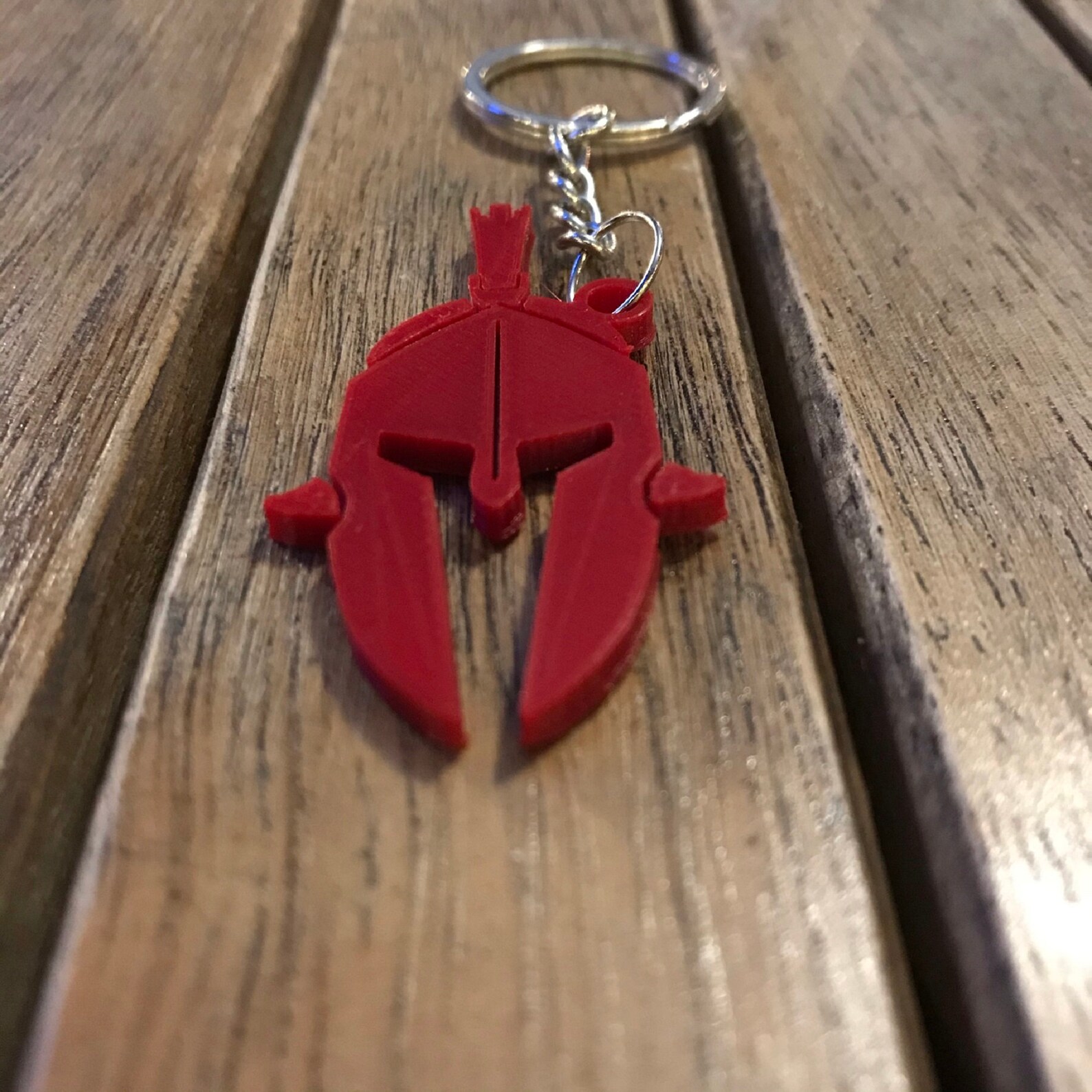Spartan Keychain Etsy