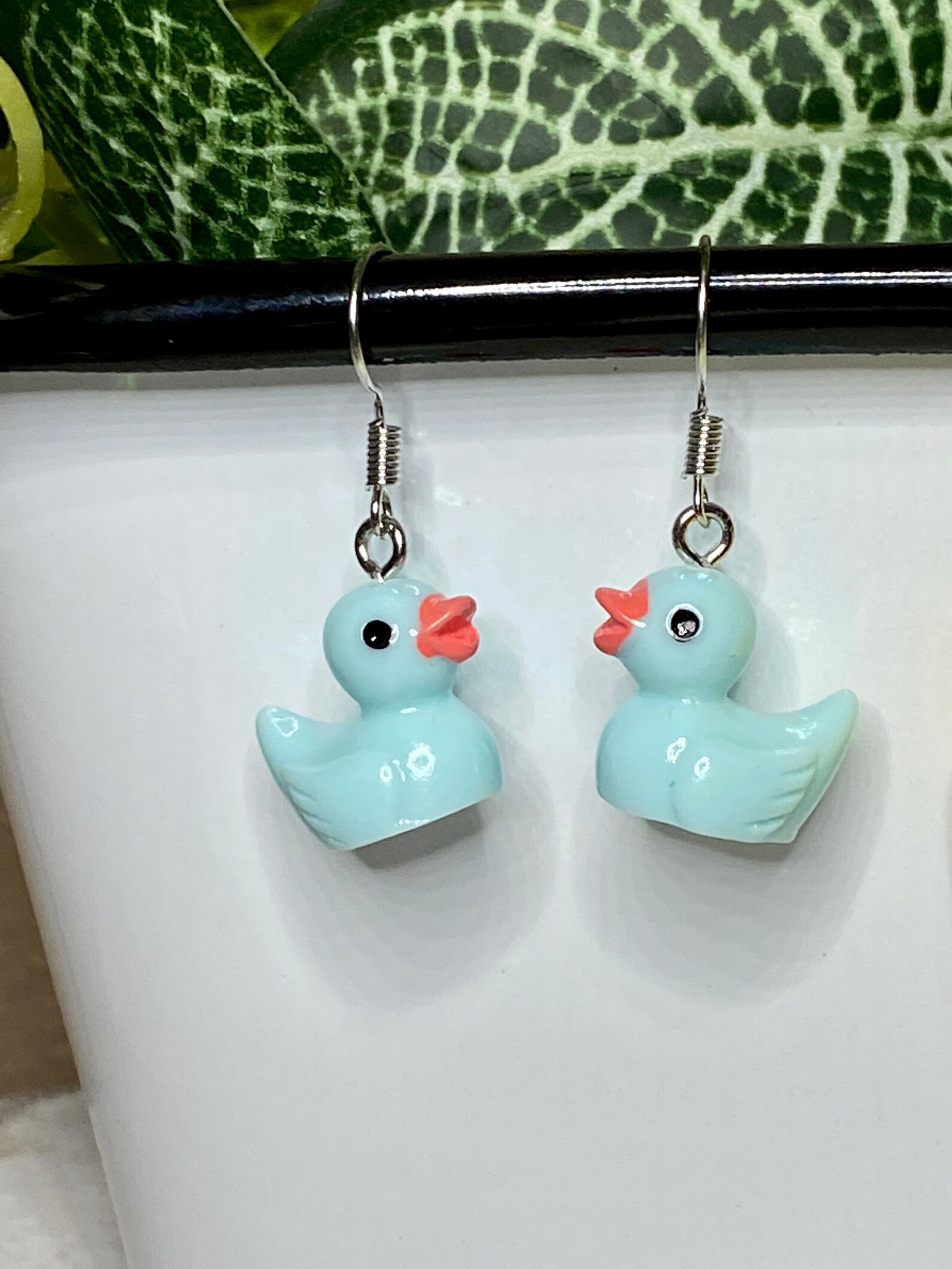 Duck Earrings Cute Earrings Choose Your Duck Quirky Etsy